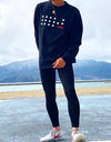 URBAN SURF DOT SWEATSHIRT BLACK