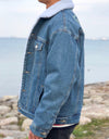 RUANA DENIM BOA JACKET