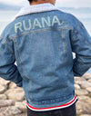 RUANA DENIM BOA JACKET