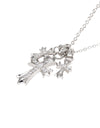 Lumie original cross necklace 22k white gold 3連