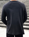 SIDE LOGO LONG T-shirt black