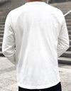 SIDE LOGO LONG T-shirt white