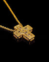 Full diamond cross necklace SMALL