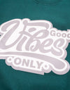 VIBES LOGO SWEAT green