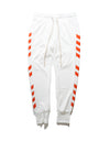 LUMIERE FIT SWEAT PANTS white