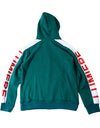 SIDE LOGO BIG HOODIE green