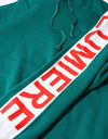 SIDE LOGO BIG HOODIE green