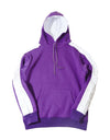 SIDE LOGO BIG HOODIE purple