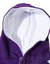 SIDE LOGO BIG HOODIE purple