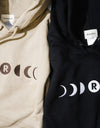 Moon Logo Hoodie black