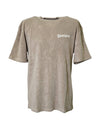 Pile fabric Tee - beige