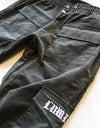 Corduroy cargo pants black