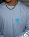 Reflecter Tatoo Logo L/S Light Blue