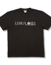 Organic cotton reflector t-shirts R023 charcoal black
