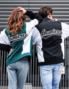 Varsity Logo Nylon Jacket black