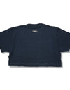 Kids cropped reflector t-shirts R023 blue