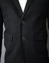 Luxury linen jacket black