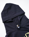 heart logo hoodie G011 navy