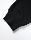 cropped heart logo hoodie G011 black