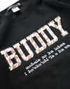 buddy sweat shirt R007 black