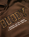 buddy hoodie R012 brown