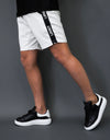 Luxury sports shorts white