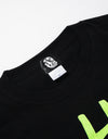 T-shirt 003 black/neon green