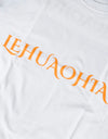T-shirt 011 white/pastel orange