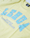 T-shirts 012 yellow/mint green