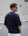 premium high gauge tee navy