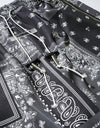 Paisley Straight Pants - black