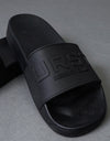 Logo shower sandals black/black
