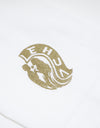 Long T-shirts 008 white/gold