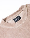 Pile fabric Tee - beige