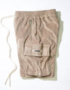 Pile fabric Shorts - beige