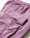 Pile fabric Shorts - purple