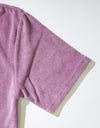 Pile fabric Tee - purple