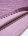 Pile fabric Tee - purple