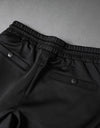Luxury sports cargo pants black