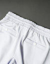Luxury sports cargo pants white
