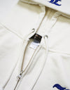 Zip hoodie 009 offwhite/blue