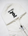 Zip hoodie 009 offwhite/black