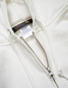 Zip hoodie 009 offwhite/black