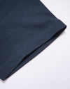 Lady's cropped organic cotton reflector t-shirts R023 blue