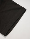 Organic cotton reflector t-shirts R023 charcoal black