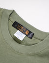 Organic cotton reflector t-shirts R023 leaf green
