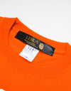 Kids cropped t-shirt 012 orange/black