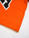 Kids cropped t-shirt 012 orange/black