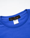 Lady's cropped t-shirts R024 blue