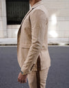 Luxury linen jacket beige